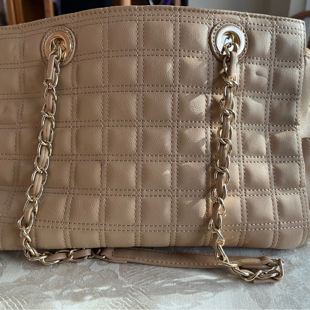Tan Kate and Kellie purse, never used